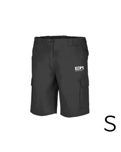 *merchandising* bermuda negra talla-s serigrafiada edm