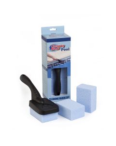 Set 3 cleaning block piscina con mango y solapa individual