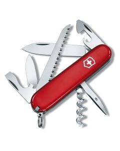 Navaja camper roja, 13 funciones, peso 74 g, 26 x 18 x 91 mm