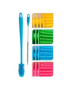 Cepillo limpia botellas colores surtidos, 2 uds