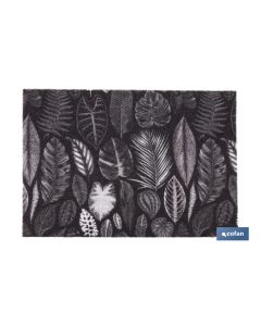 FELPUDO ESTAMPADO DIGITAL HOJAS  50 x 70 CM COFAN