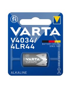 Pila varta alkalina v4034px / 4lr44 6v (blister 1 unid.) ø13x25,2mm