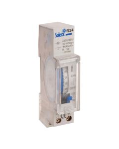 Interruptor horario 24 horas analogico (retractilado) solera r24