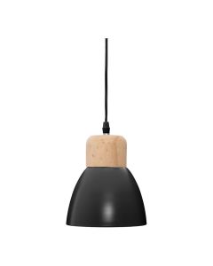 Lámpara de techo negra e14 ø15 x 19 cm bombilla no incluida