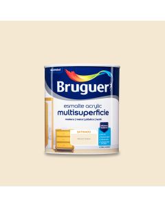 Esmalte acrilico multisuperficie blanco hueso satinado 0,750l 5057452 bruguer