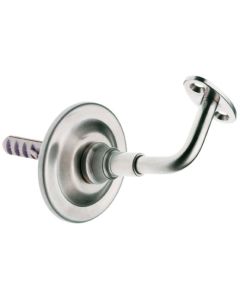 SOPORTE 25 PASAMANOS ACERO INOX 18/8