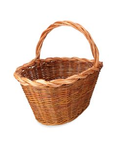 Cesta mimbre 45x30x23cm altura con asa 39cm