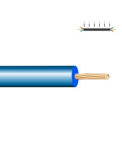 Cablecillo reforzado 1,5mm azul libre de halógenos euro/m