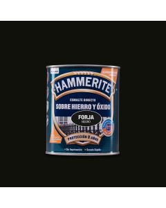 Hammerite esmalte metalico negro forja 0.750l 5093196