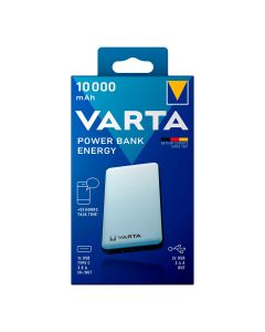 Power bank energy 10.000mah varta 100/240v 73x15x138mm