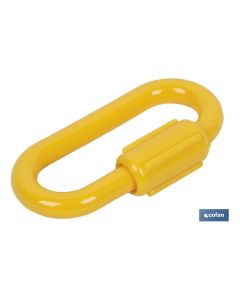 ESLABON UNION CADENA PLÁSTICO 8mm AMARILLO COFAN