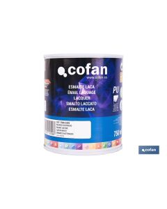 ESMALTE LACA AL AGUA BLANCO 750 ML SATINADO COFAN