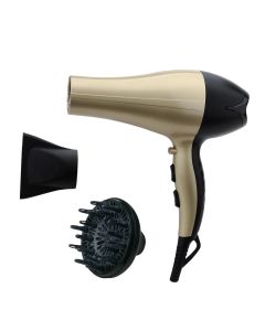 Secador de cabello con difusor ionico 1900-2300w edm