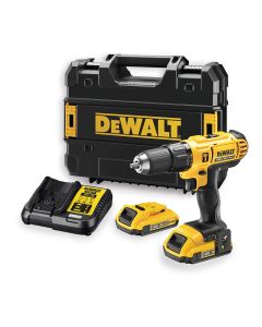 Taladro percutor xr 18v 13mm 2 baterias y maletin dcd776d2t-qw dewalt