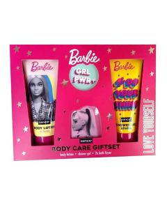 Set baño barbie 4 piezas gel150ml+leche 150ml + 2 bombas baño