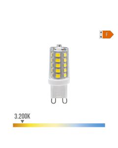 Bombilla g9 led 3w 260lm 3200k luz cálida regulable ø1,7x4,9cm edm