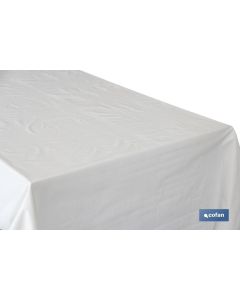 PROTECTOR DE MESA DE  PVC BLANCO 1,40 x 50  m COFAN