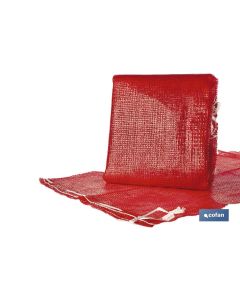 PACK DE 10 SACOS DE POLYMESH 55X83 CM NARANJA CON PASADOR COFAN