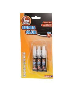 Pegamento cianocrilato, 3x1g, 113100120, mr.glue