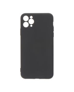 Carcasa negra de plástico soft touch para iphone 11 pro max