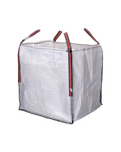 Big bag saco de escombros 90x90x90cm color blanco aguanta hasta 1000kg