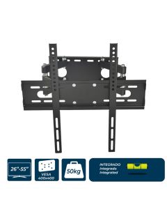 Soporte universal tv de 26-55 pulgadas 50kg con dos brazos y oscilante con nivel incluido