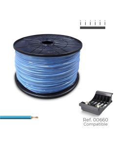 Cablecillo h07z1-k 1,50 mm² azul, 500 m. ( bobina mediana )