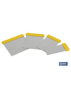 JUEGO DE ESPÁTULAS INOX (6, 8, 10 Y 12) COFAN
