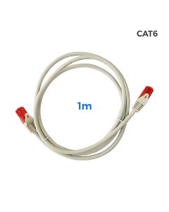 Cable utp cat.6 latiguillo rj45 cobre lszh gris 1m