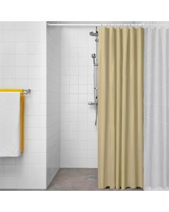 Cortina de baño basic beige 180 x 180 cm
