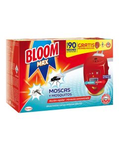 Insect bloom max eléctrico aparato+2 recambios (moscas y mosquitos)