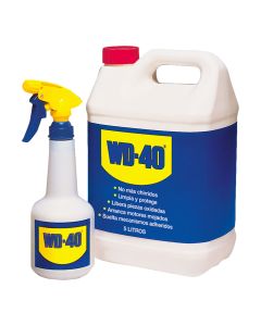 Lubricante multi-uso wd40 garrafa 5 l + pulverizador gratis wd40