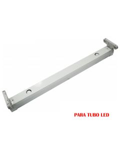 Regleta fluorescente para tubo de led 2x9w (eq. 18w) 220v 61cm edm