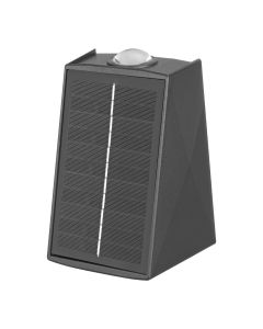 Aplique solar led 100lm 2w 3.000k