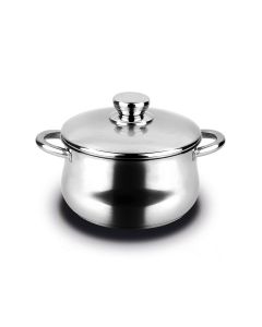 Olla inoxidable silverinox 4l + tapa acero inoxidable 18/10 fagor ø20x13cm