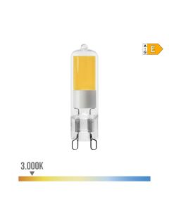 Bombilla g9 led 5w 550lm 3000k luz calida cristal edm