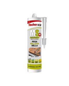 Ms sellante adhesivo blanco 546184 fischer 290ml