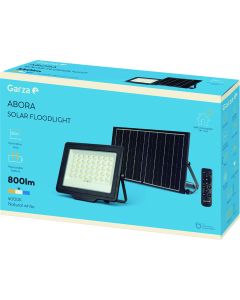 FOCO EXT LED SOLAR ABORA 800LM 4000K