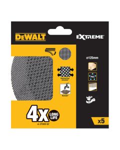 Pack 5 lijas de malla ø125mm grano 60 para lijadoras rotoorbitales dtm8560-qz dewalt