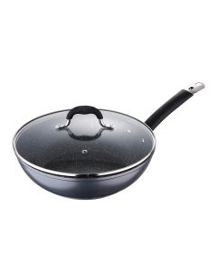 Wok ø28x8,0cm con tapa aluminio forjado home edition bgmp-3289-bk masterpro