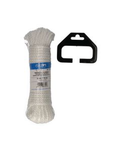 Madeja trenzado nylon 15m blanco granate edm