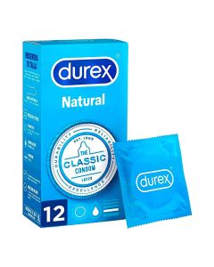 Preservativo durex natural 12 plus