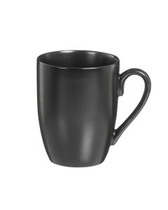 Pack 6 taza porcelana yumei 350 ml negra kozina