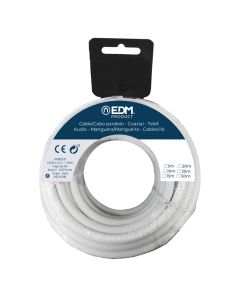 Carrete manguera tubular h05vv-f 3 g 1,50 mm² blanca, 5 m