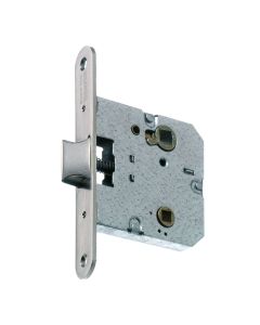 Picaporte de embutir en madera para cerraduras de paso o condena. 1419r-1-50 mcm