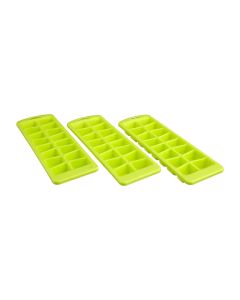 Pack 3 uds. cubitera de polipropileno colores surtidos 25 x 8,5 x 3,7 cm