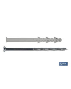 TACO LARGO DE GOLPE CON TORNILLO TORX Ø10 X 120 MM COFAN