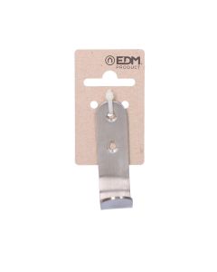 Percha simple acabado inox. mate