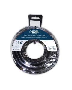 Carrete manguera tubular vv-k06/1kv 3 g 2,50 mm² negra, 5 m