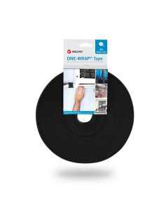 Cinta one-wrap, 20 mm x 25 m, negra